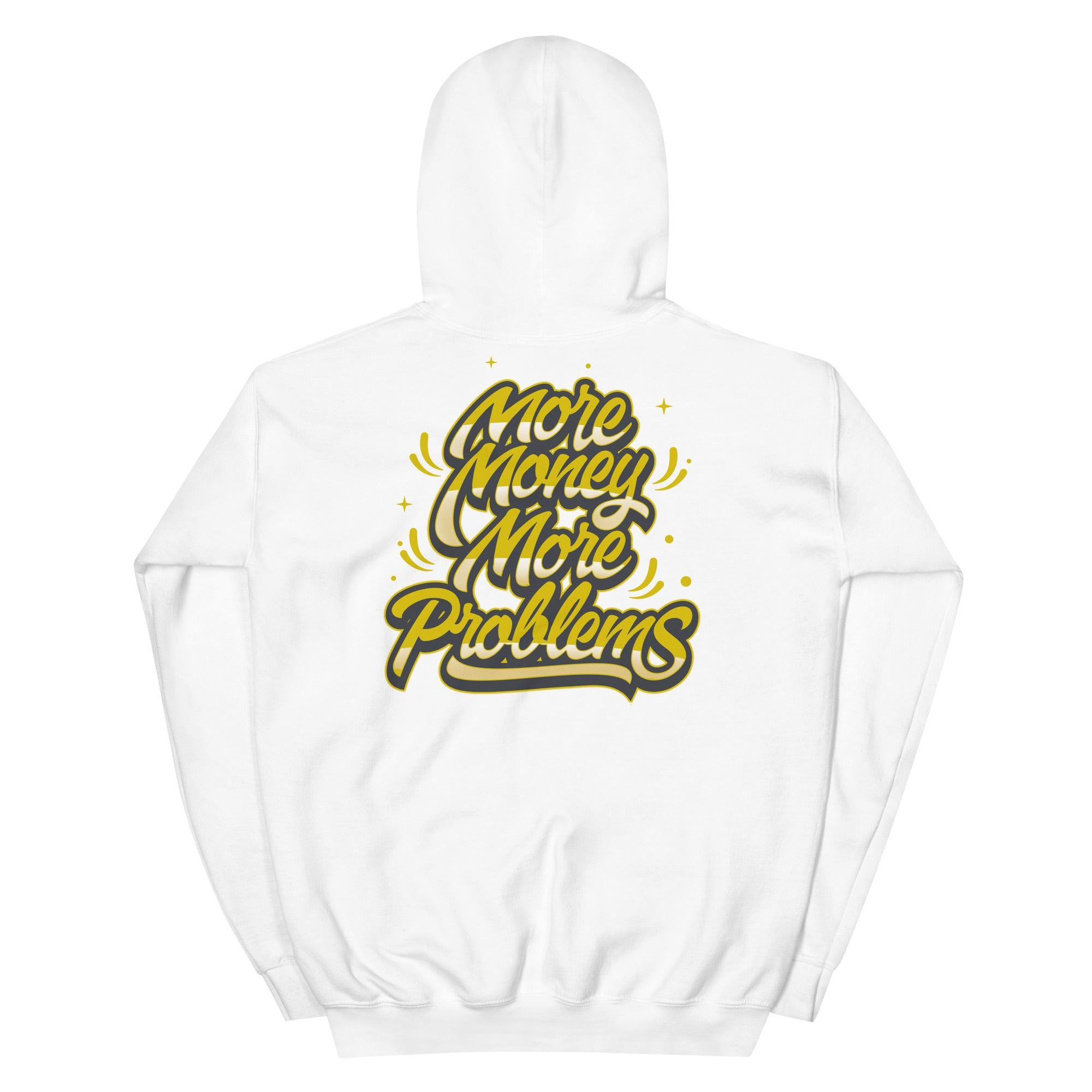 White More Money More Problems Hoodie AJ 4 Retro Lightning photo