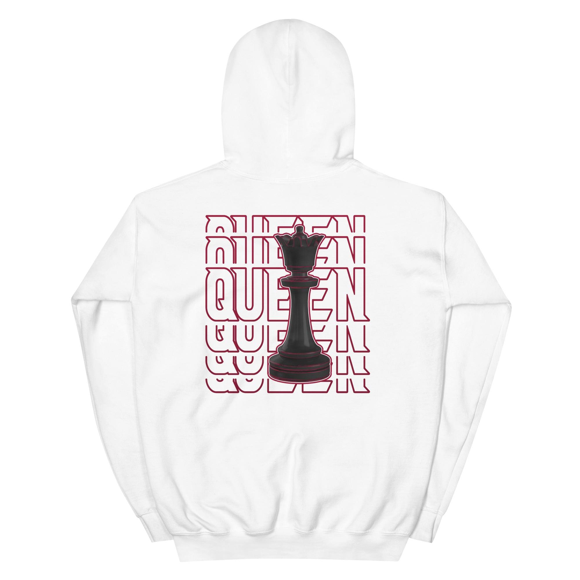 White Queen Hoodie AJ 1s Patent Leather Bred Air Holiday photo