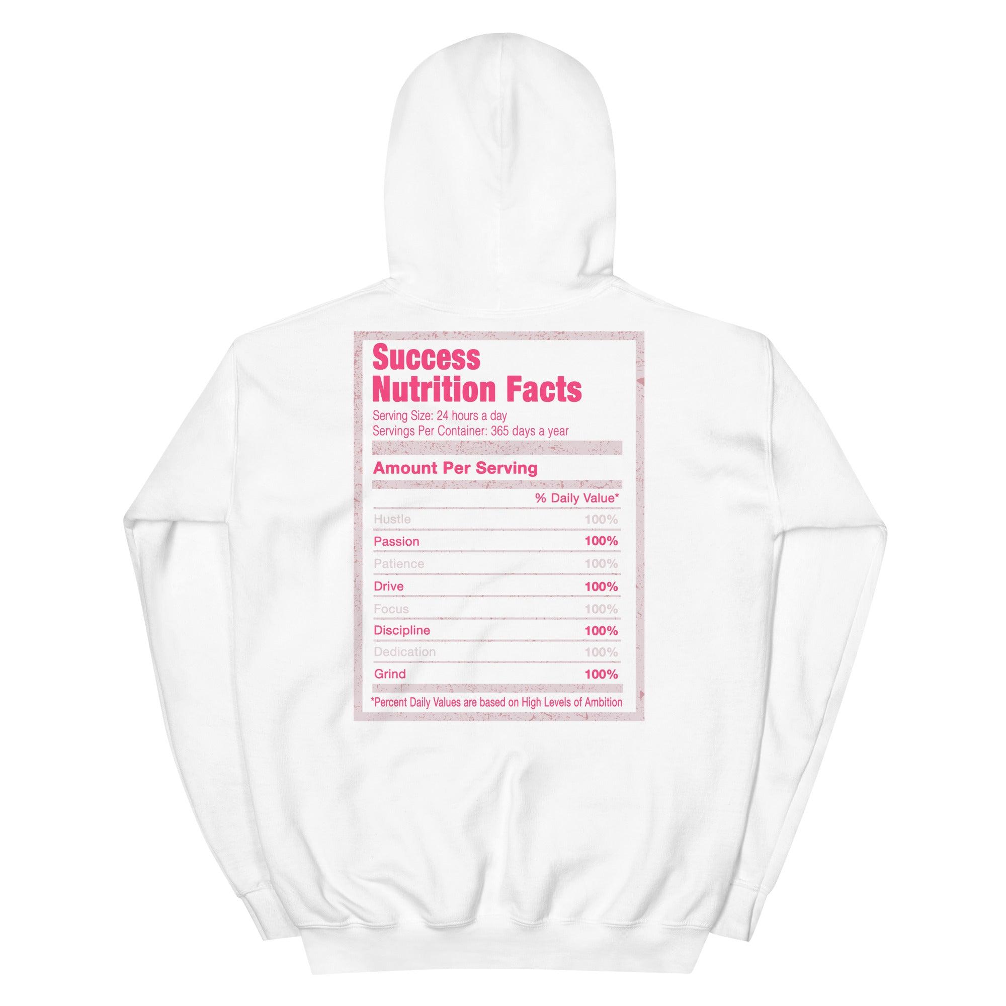 White Success Nutrition Hoodie AJ 12 Retro Arctic Punch photo