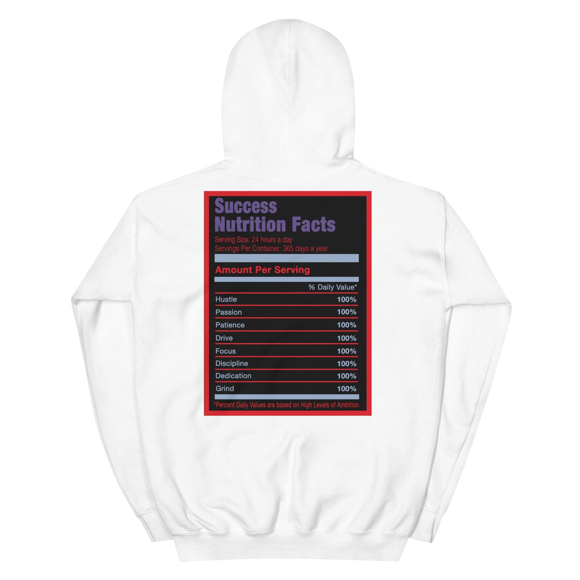 White Success Nutrition Facts Hoodie AJ 5 Top 3 photo