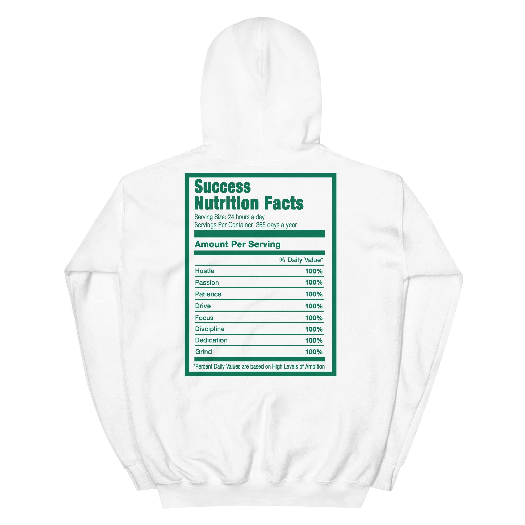 White Success Nutrition Hoodie Dunk Low Essential Paisley Pack Green photo