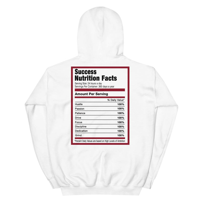 White Success Nutrition Facts Hoodie Yeezy Boost 350 V2 Zebra photo