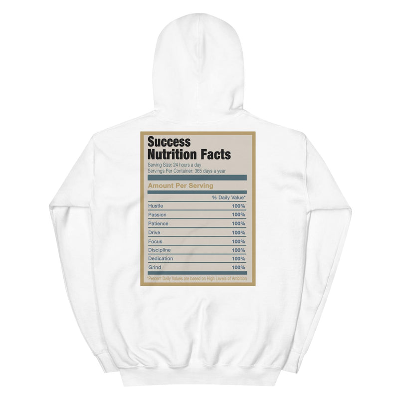 White Success Nutrition Facts Hoodie Yeezy 700 V3 Kyanite photo