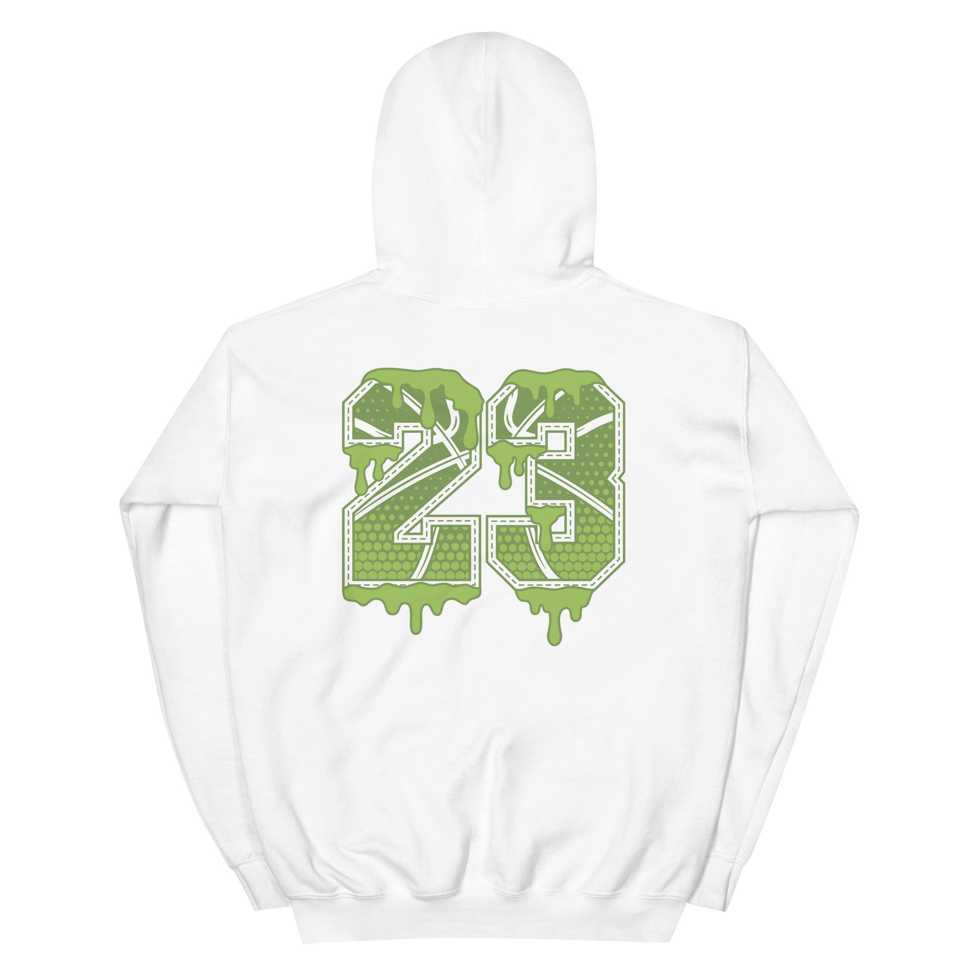 White 23 Ball Hoodie Nike Dunk Low Chlorophyll photo