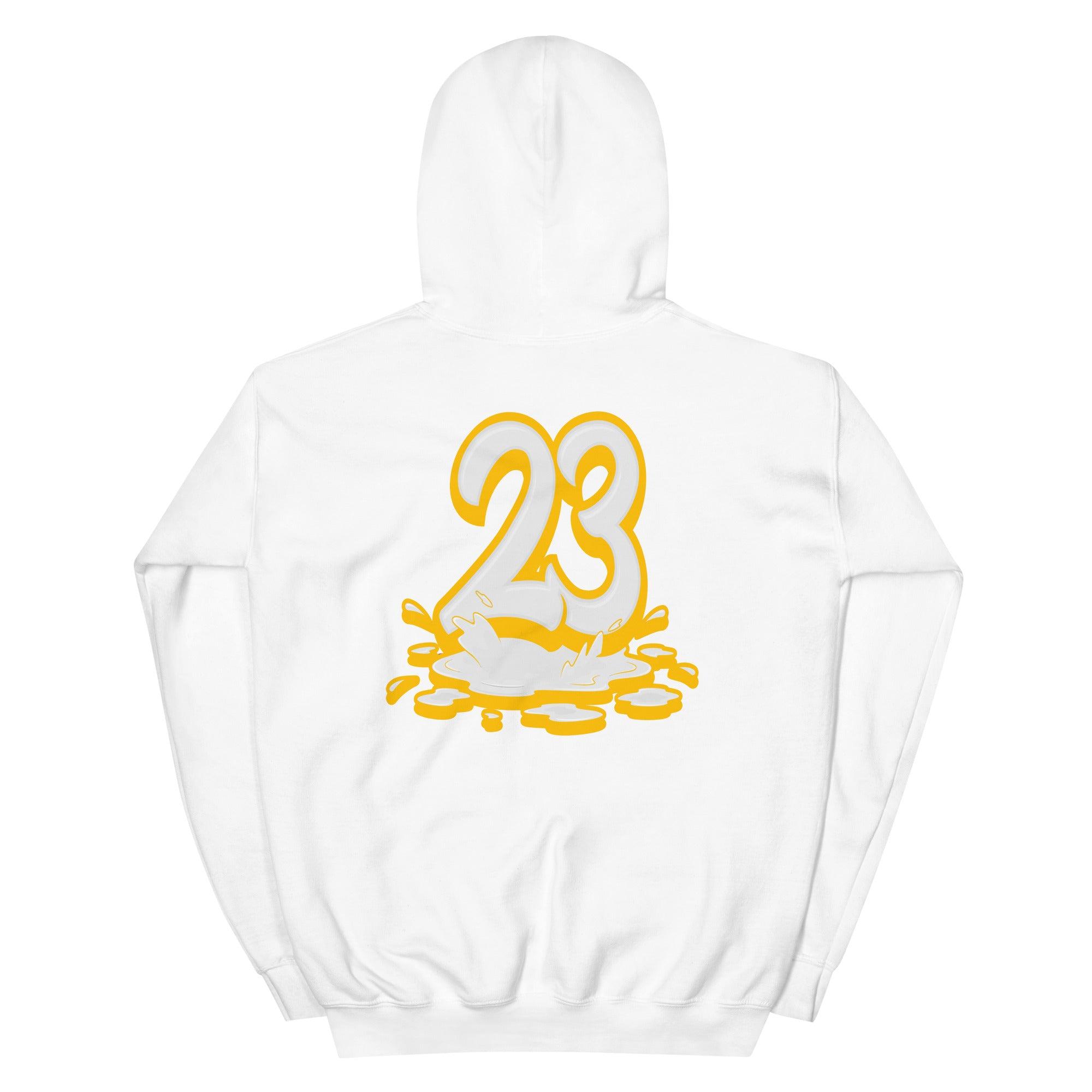 23 Melting Sweatshirt AJ 1 Mid White University Gold photo