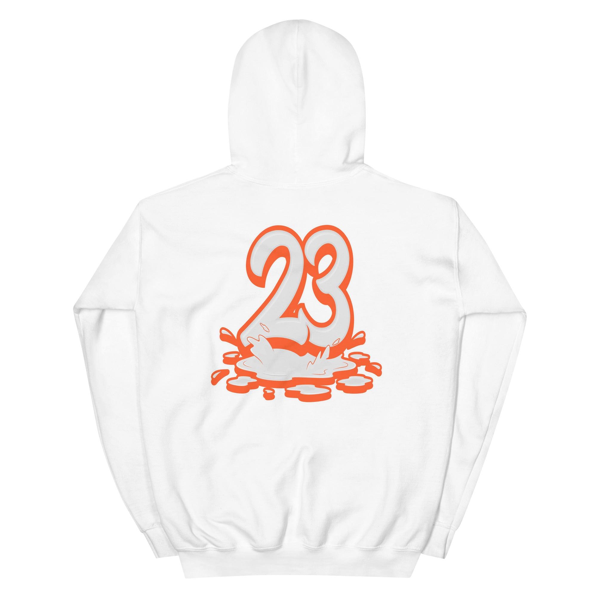 White 23 Melting Hoodie AJ 1s KO Syracuse photo