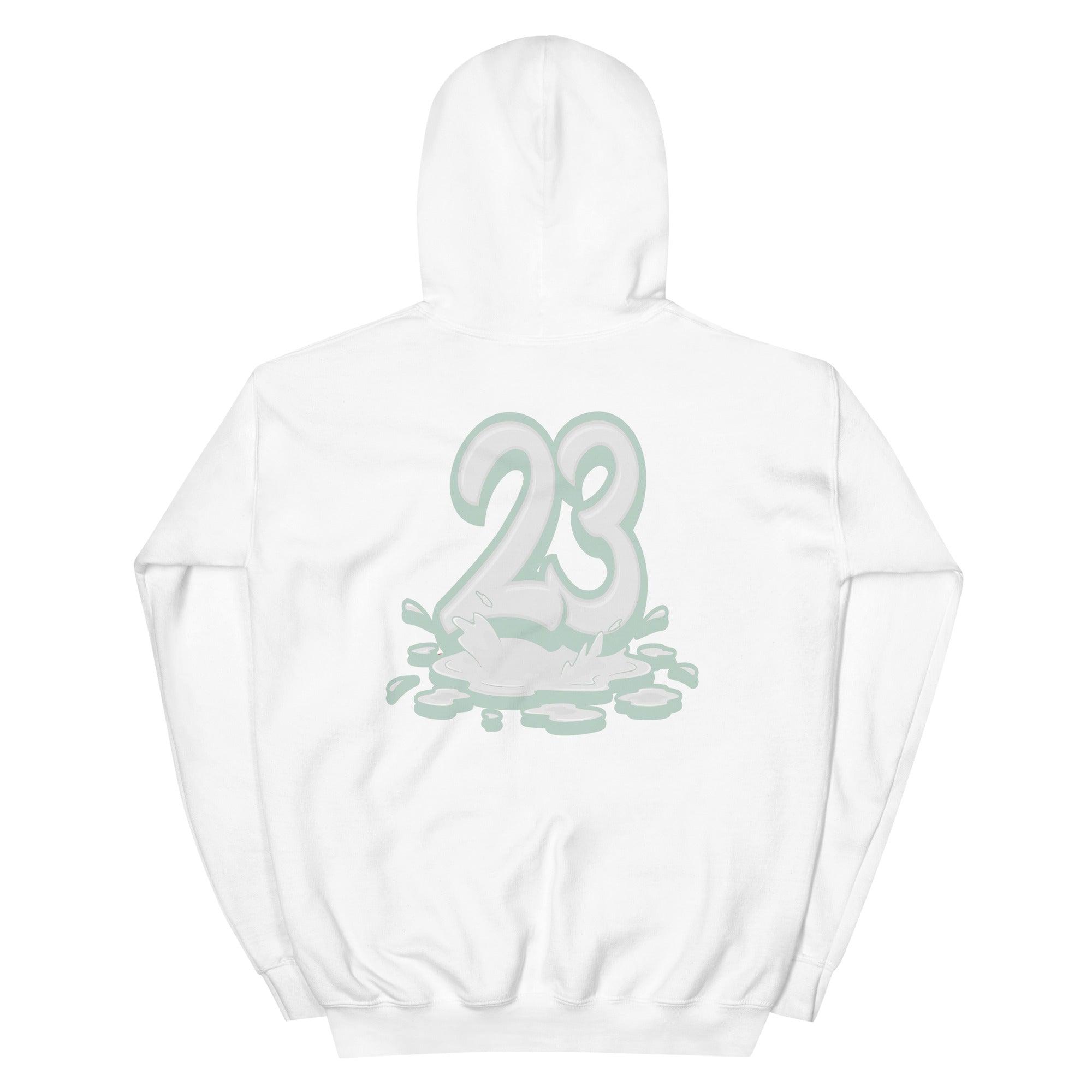 Number 23 Melting Hoodie Nike Dunk Low Next Nature White Mint photo