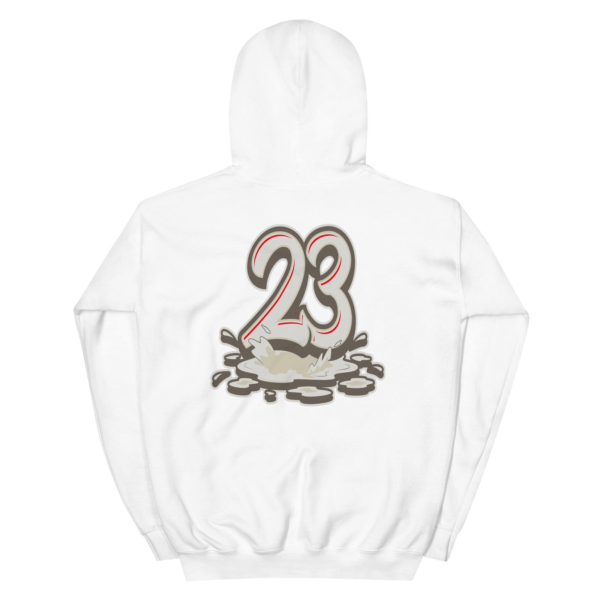 White 23 Melting Hoodie Travis Scott Air Jordan 1 Low Reverse Mocha photo