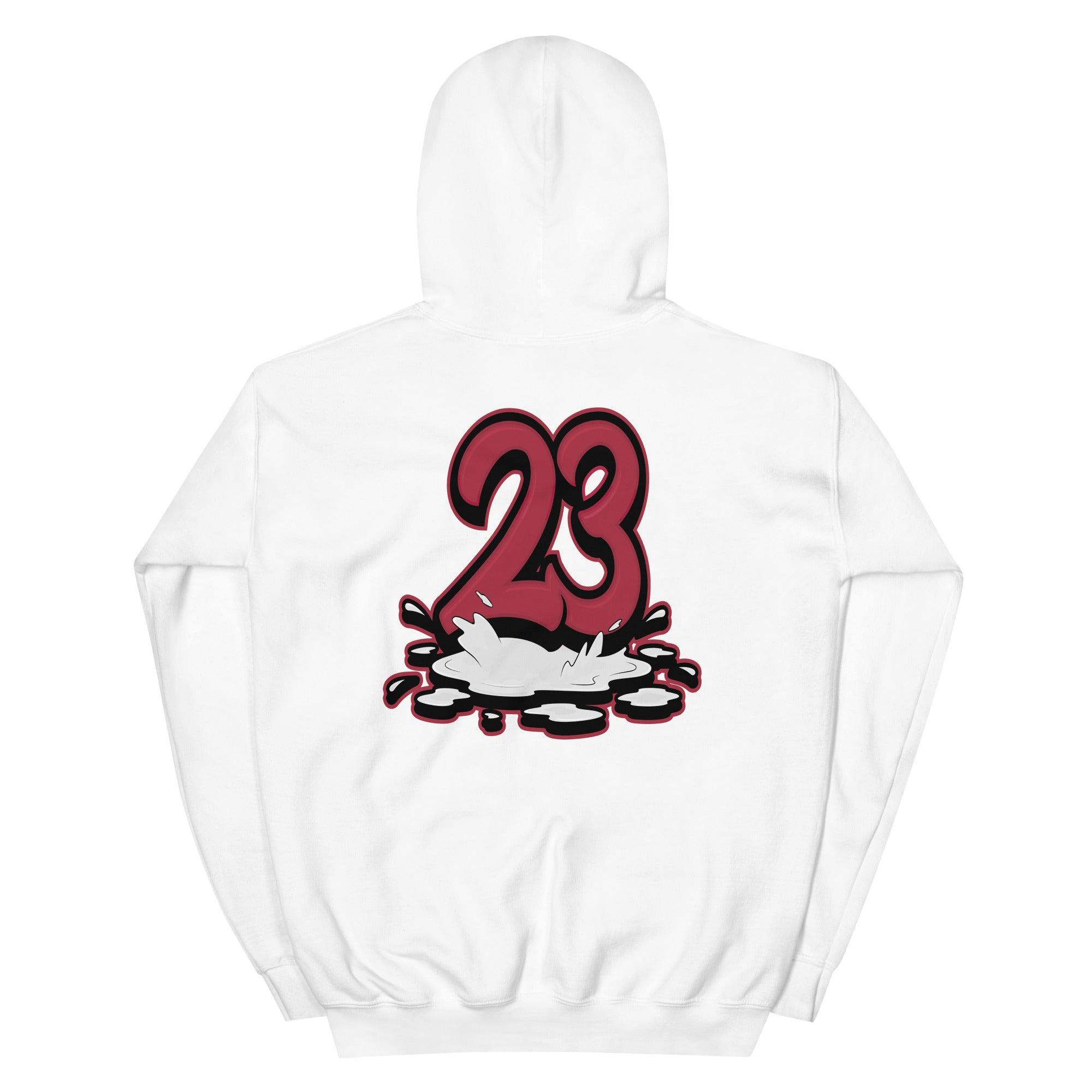 White 23 Melting Hoodie AJ 1 Low FlyEase photo