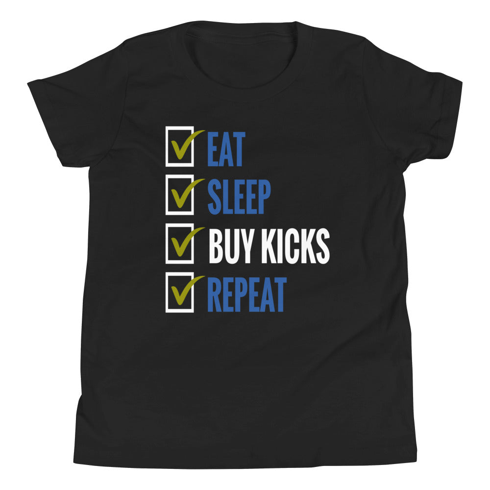 youth Eat Sleep Kicks Shirt Nike Air Griffey Max 1 Varsity Royal photo