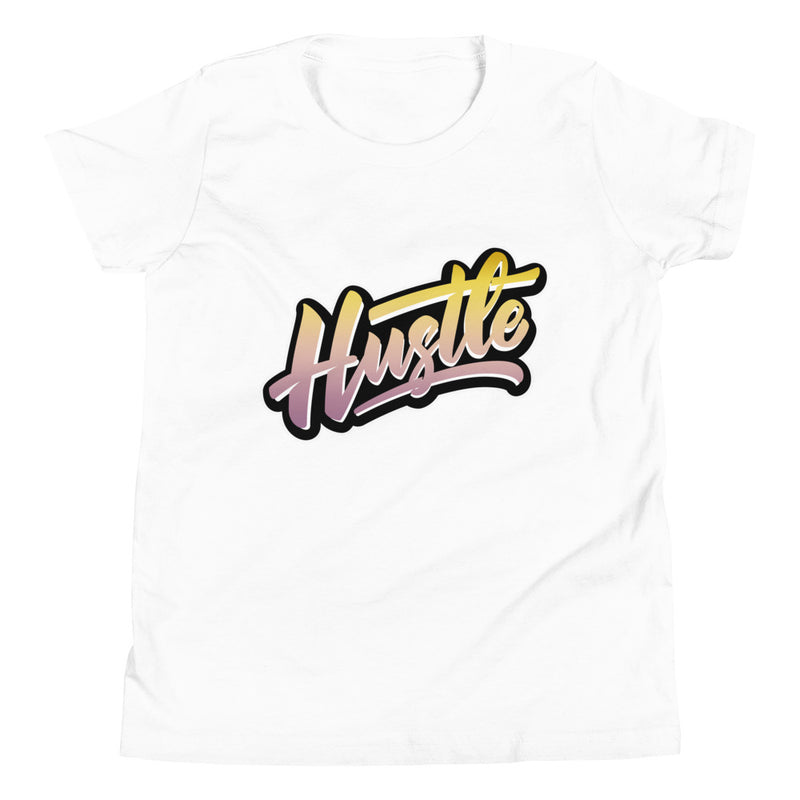 youth Hustle Shirt AJ 8s Retro Orange Pink Gold photo