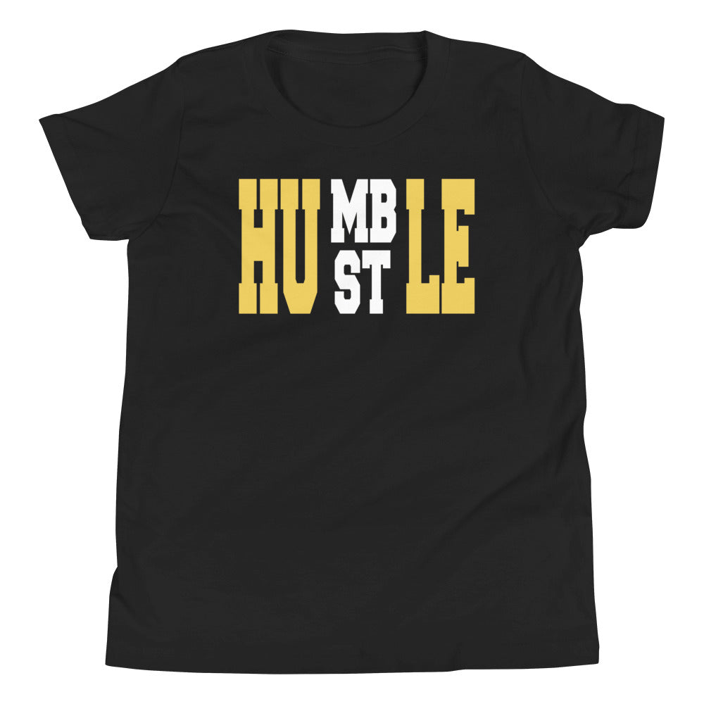 youth Humble Hustle Shirt Nike Dunk Low Michigan photo