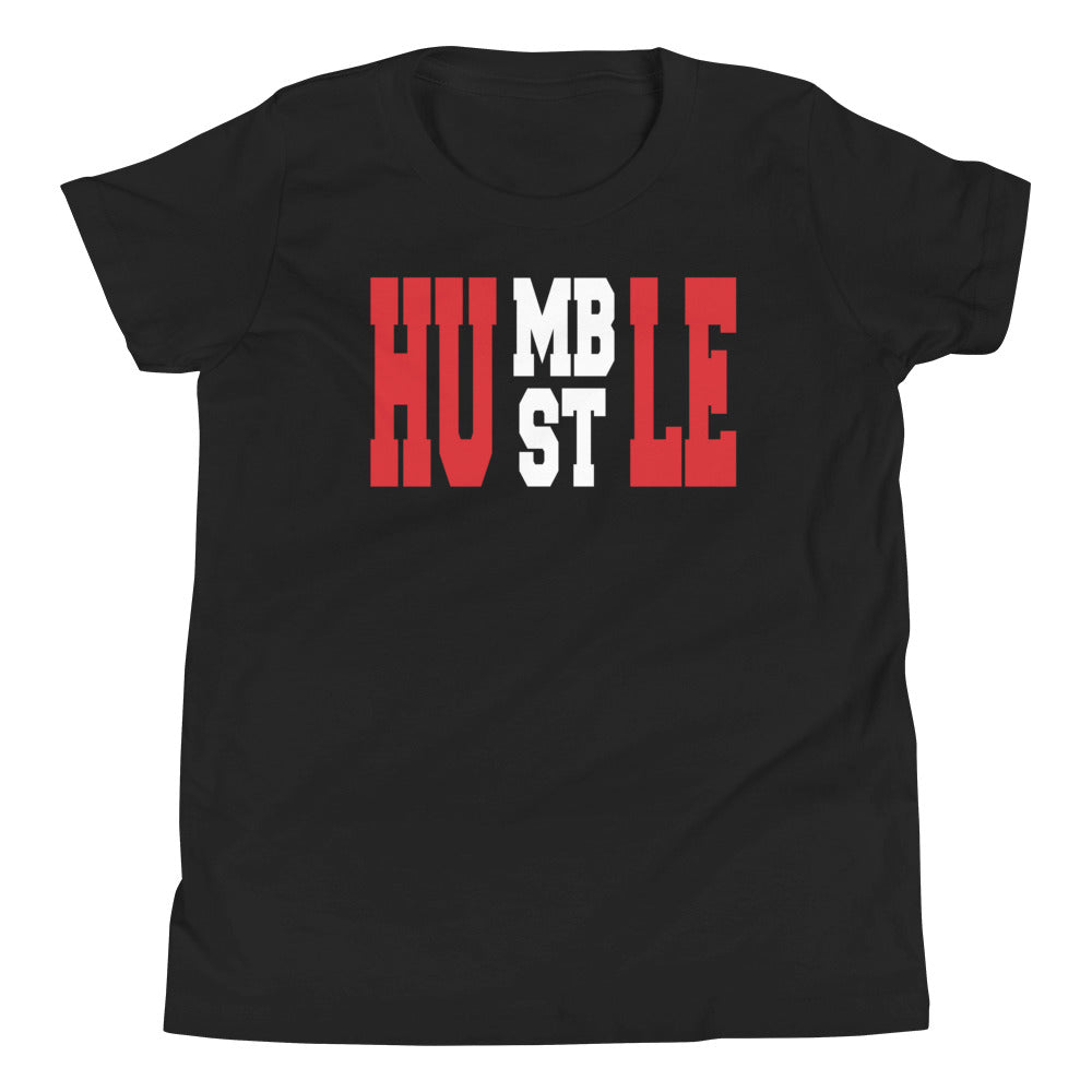 youth Humble Hustle Shirt Court Borough Low 2 University Red photo