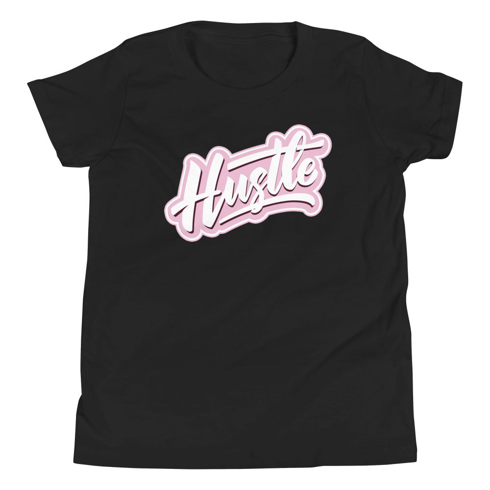 kids black Hustle Shirt Nike Dunk Low Pink Red White photo