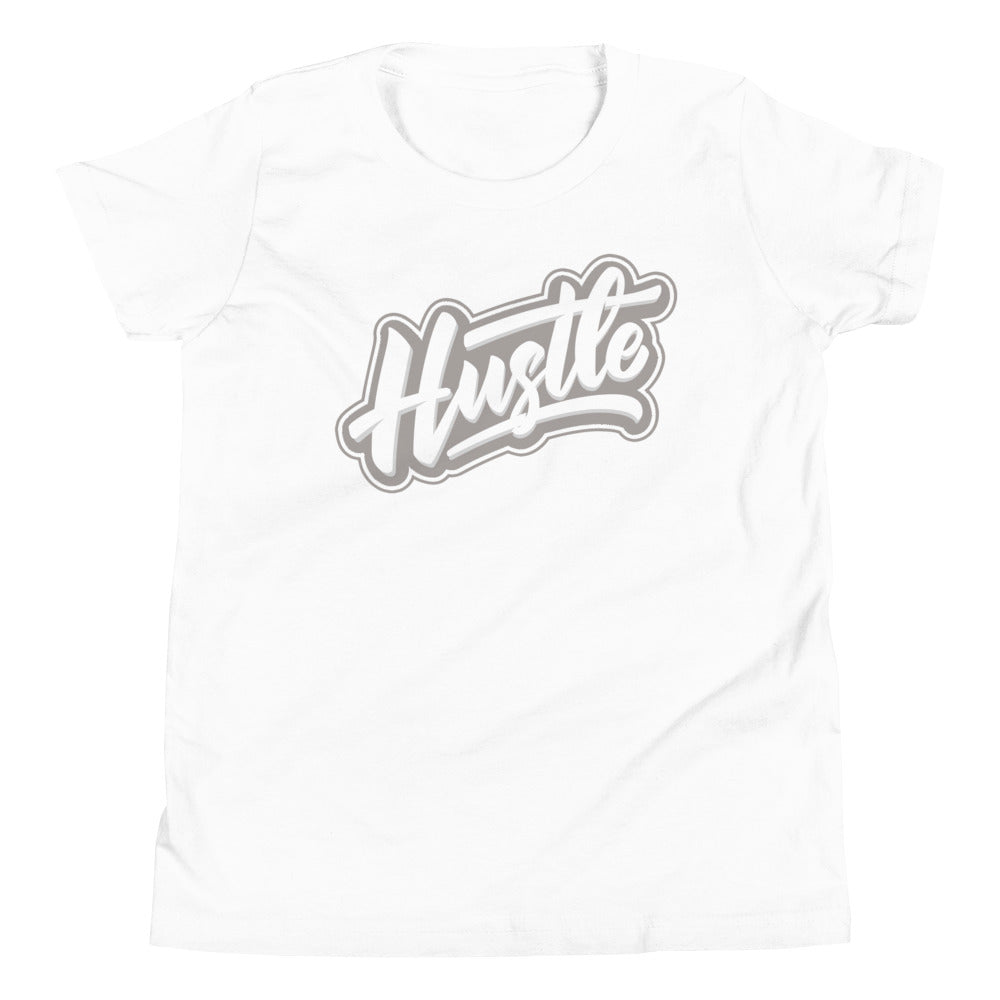 youth Hustle Shirt AJ 4 Retro White Oreo photo