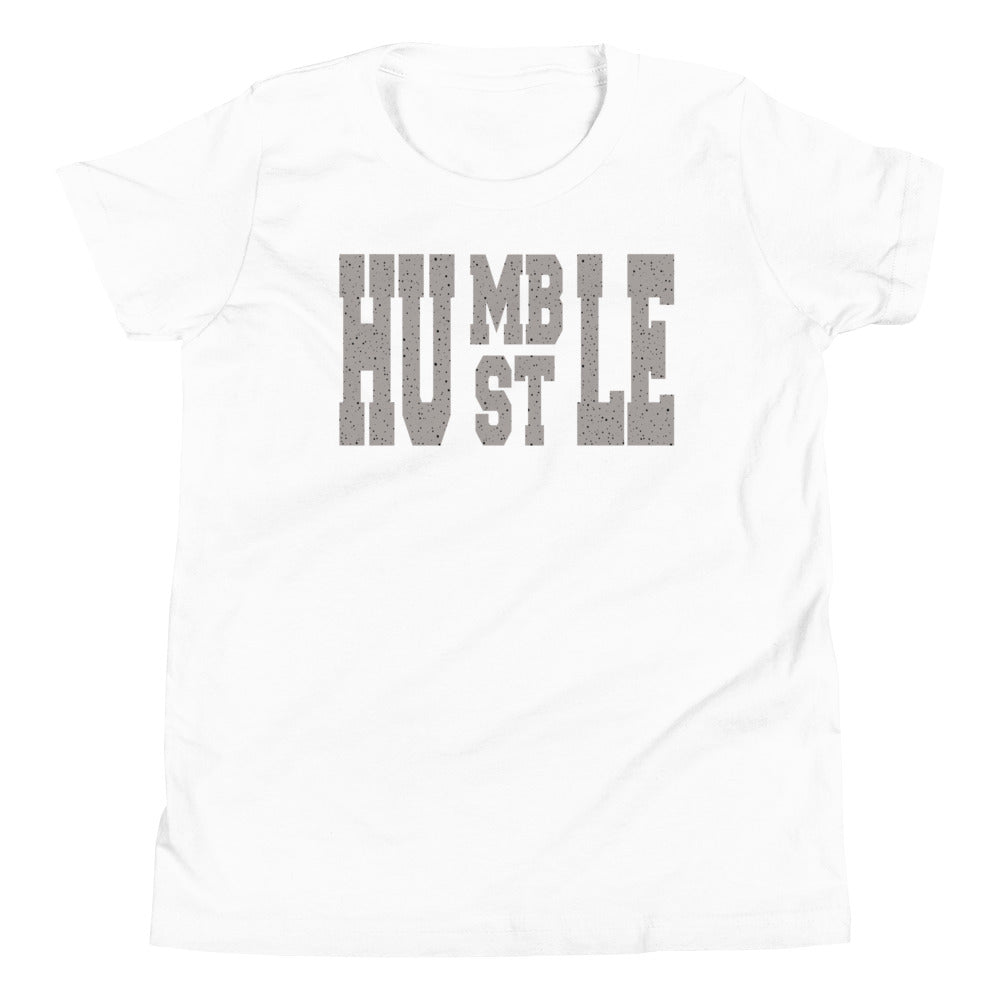 kids Humble Hustle Shirt AJ 4 Retro White Oreo photo