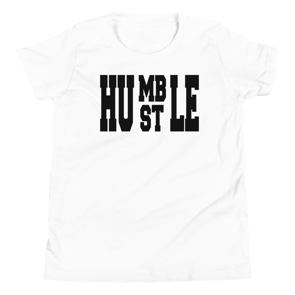 kids white Humble Hustle Shirt AJ 1 Mid SE All- Star Carbon Fiber 2021 photo