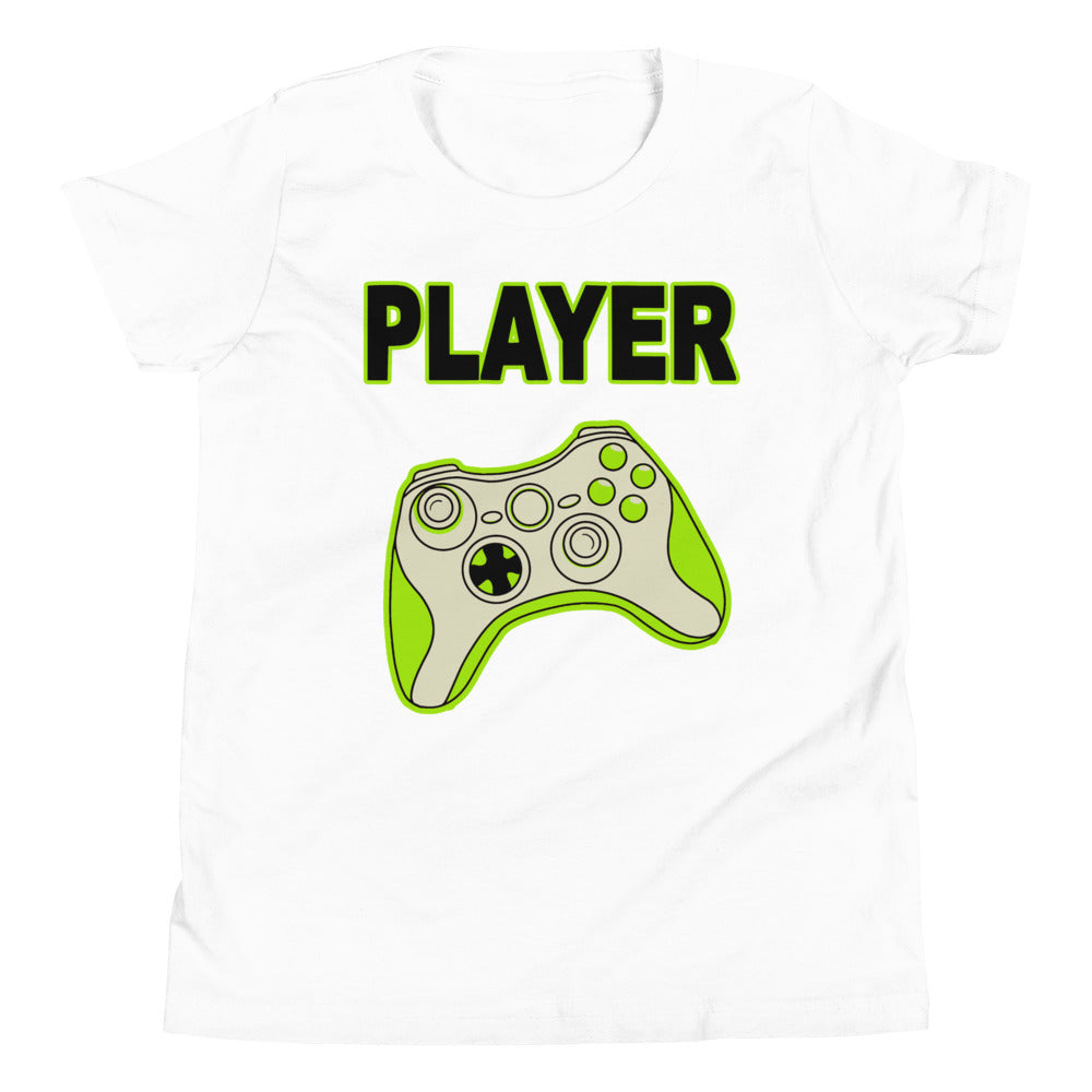 white Player Shirt AJ 6s Retro Electric Green photo