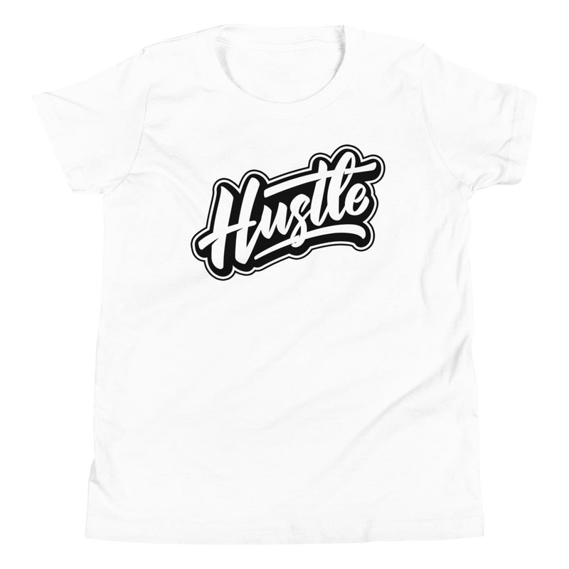 kids white Hustle Shirt Nike Dunk High Panda photo