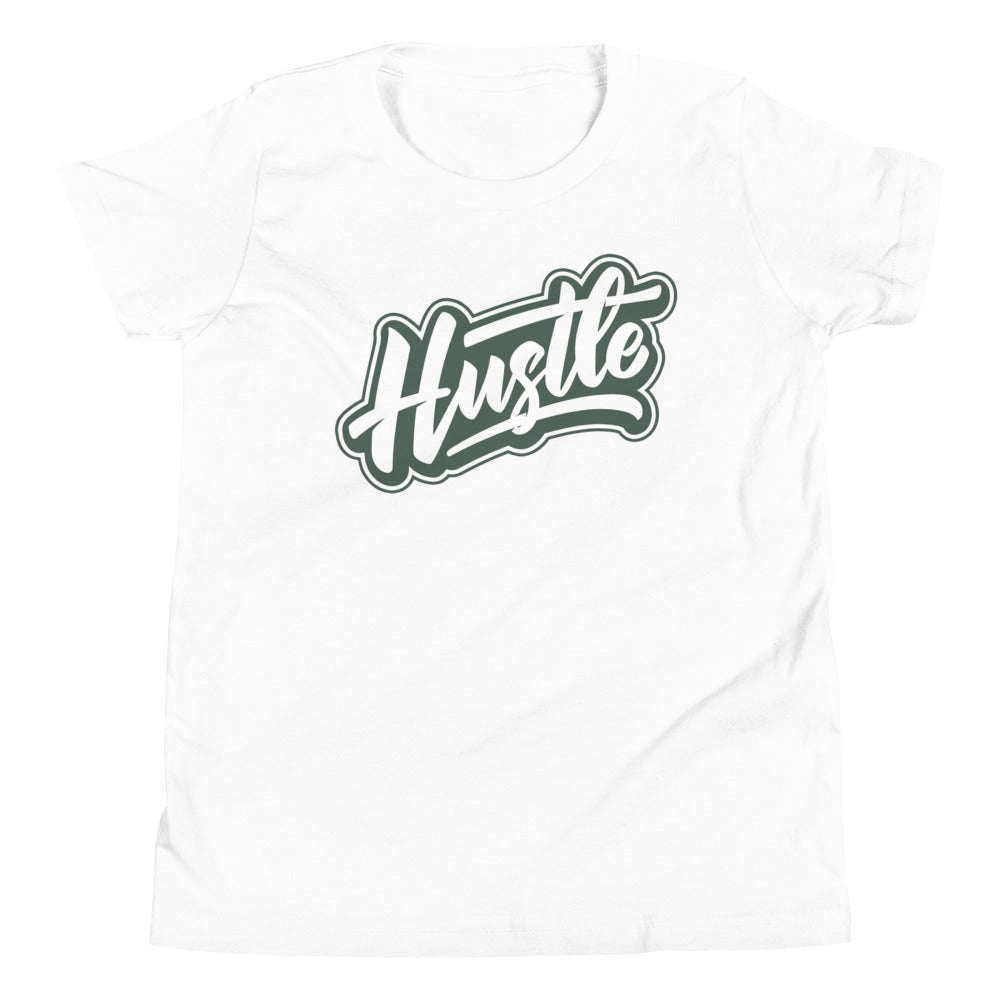 youth white Hustle Shirt Nike Dunks Low Michigan State photo