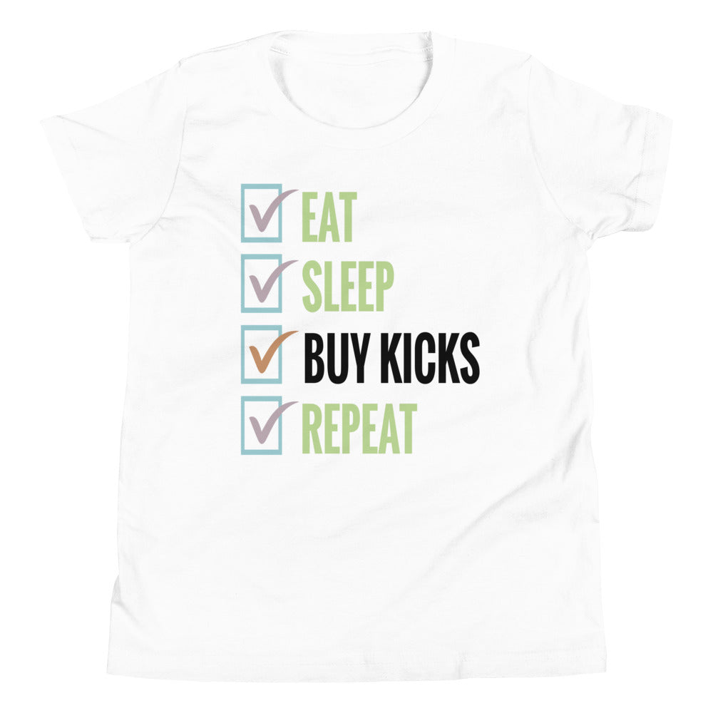 kids Eat Sleep Kicks Shirt Nike Dunk Low Free 99 photo