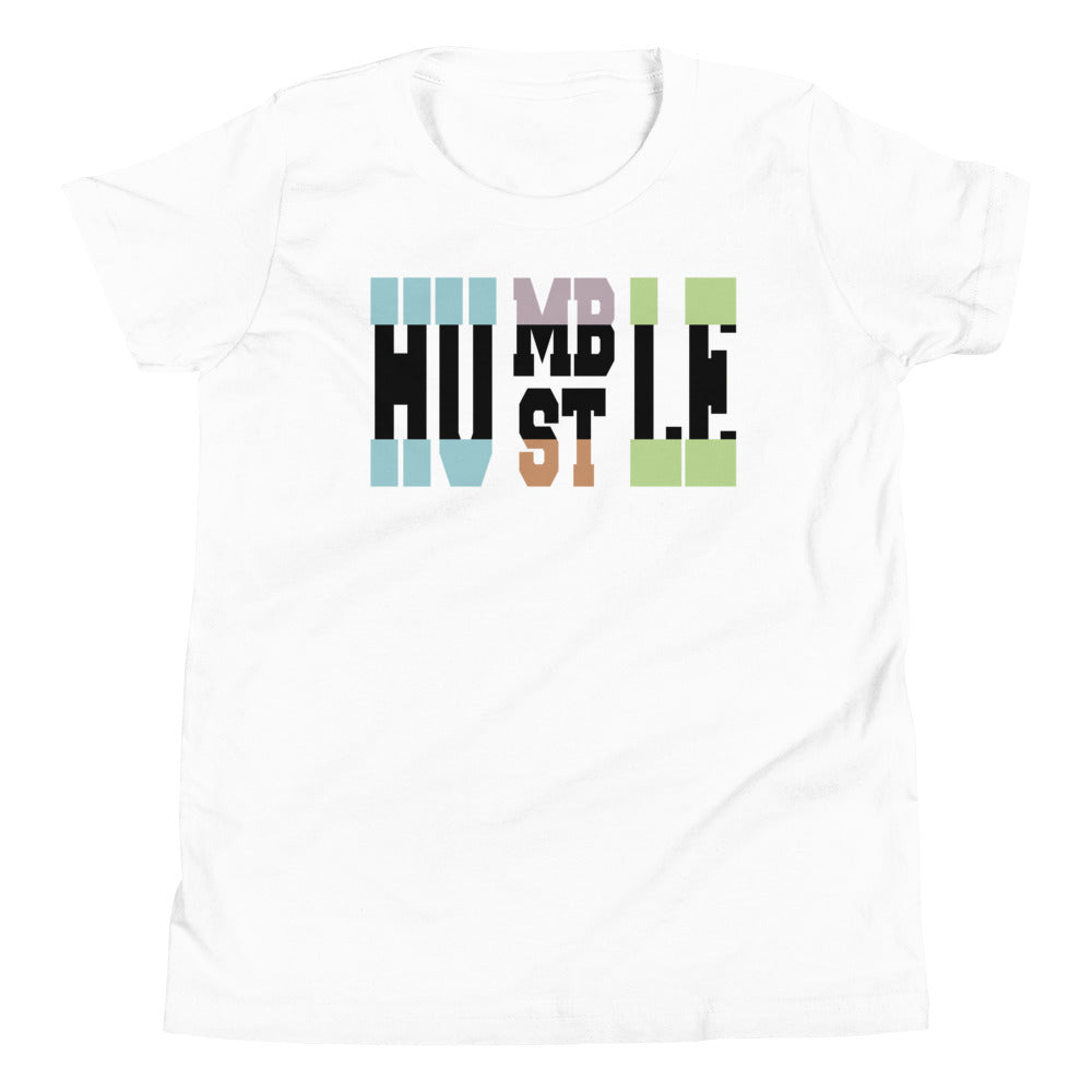 kids white Humble Hustle Shirt Nike Dunk Low Free 99 photo